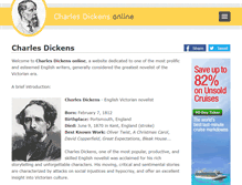 Tablet Screenshot of dickens-online.info